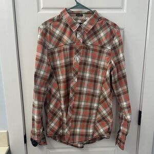 Prana Multicolor Plaid Casual Shirt